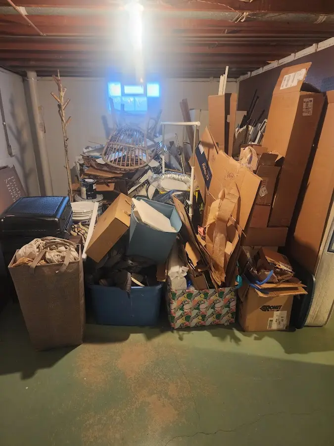 Roll-off dumpster container at job site for Concrete Dumpster Rental in Garden Home-Whitford